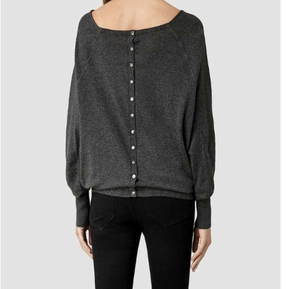 Allsaints Elgar Cowl Neck Sweater Size Small - Picture 2 of 8